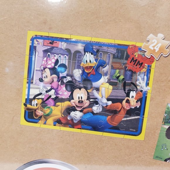 Disney Mickey Mouse Wood Puzzles Minnie Mouse Donald Duck Goofy - Picture 9 of 12